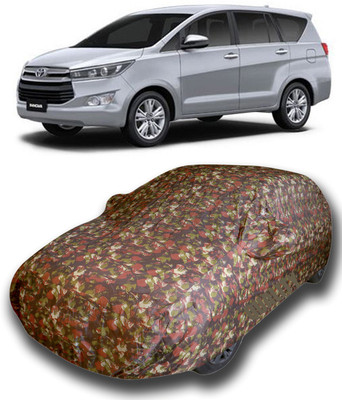 KASHYAP FASHION WORLD Car Cover For Toyota Innova (With Mirror Pockets)(Multicolor)