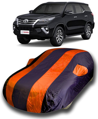 KUSHWAHA Car Cover For Toyota New Fortuner (With Mirror Pockets)(Multicolor)