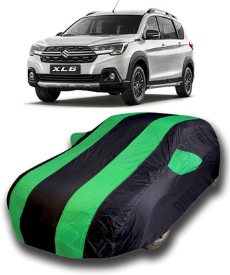 SanginiSang Car Cover For Maruti Suzuki XL6 (With Mirror Pockets)(Green)