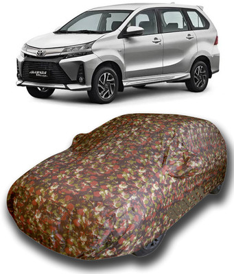 KUSHWAHA Car Cover For Toyota Avanza (With Mirror Pockets)(Multicolor)