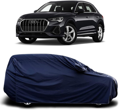 KASHYAP FASHION WORLD Car Cover For Audi Q3 (With Mirror Pockets)(Blue)