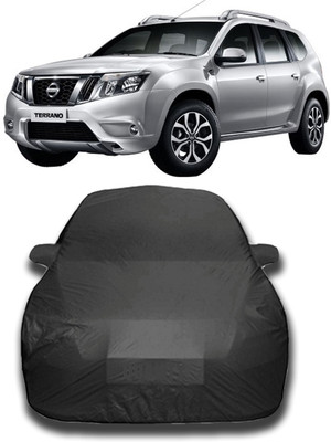 KASHYAP ENTERPRISE Car Cover For Nissan Terrano (With Mirror Pockets)(Grey)