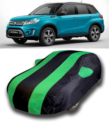 KASHYAP FASHION WORLD Car Cover For Maruti Suzuki Grand Vitara (With Mirror Pockets)(Green)