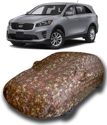 KASHYAP ENTERPRISE Car Cover For Kia Sorento (With Mirror Pockets)(Multicolor)