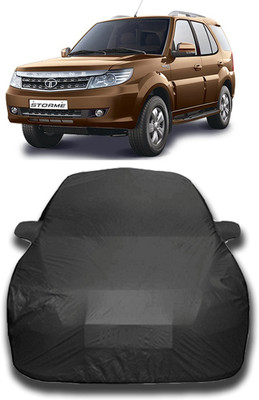 APNEK Car Cover For Tata Safari Storme (With Mirror Pockets)(Grey)