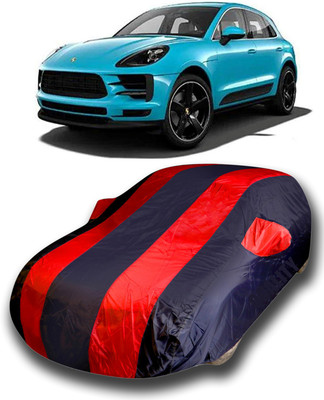 KASHYAP FASHION WORLD Car Cover For Porsche Macan (With Mirror Pockets)(Red)