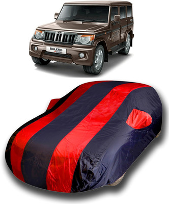 APNEK Car Cover For Mahindra Bolero (With Mirror Pockets)(Red)
