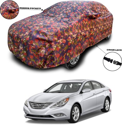 ANTHUB Car Cover For Hyundai Sonata Fluidic (With Mirror Pockets)(Multicolor)