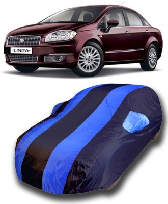 SanginiSang Car Cover For Fiat Linea Classic (With Mirror Pockets)(Multicolor)