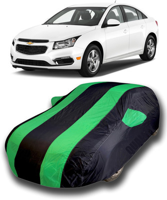 Gavya Car Cover For Chevrolet Cruze (With Mirror Pockets)(Blue, Green)