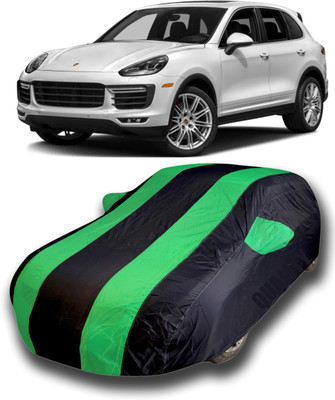 KUSHWAHA Car Cover For Porsche Cayenne (With Mirror Pockets)(Green)