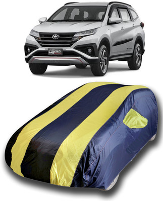 Gavya Car Cover For Toyota Rush (With Mirror Pockets)(Blue, Yellow)