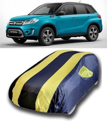 siddharth fashion Car Cover For Maruti Suzuki Grand Vitara (With Mirror Pockets)(Yellow)