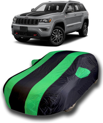 siddharth fashion Car Cover For Jeep Grand Cherokee (With Mirror Pockets)(Green)