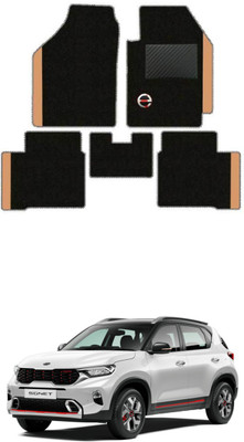 elegant Polypropylene Standard Mat For  Kia Sonet(Black)