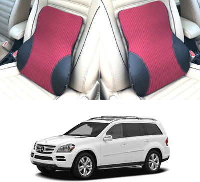 Oshotto Black, Red Fabric, Leatherite Car Pillow Cushion for Mercedes Benz(Rectangular, Pack of 1)