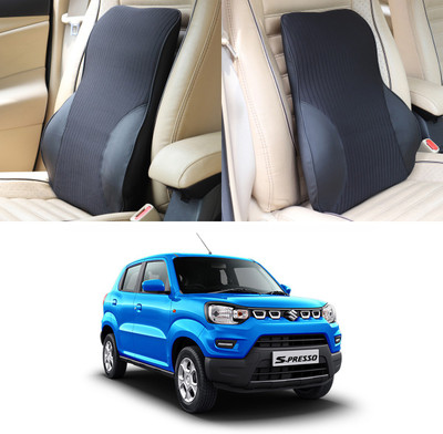 Oshotto Black Fabric, Leatherite Car Pillow Cushion for Maruti Suzuki(Rectangular, Pack of 1)
