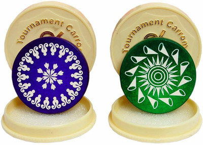 Whitedot Fiber Carrom Striker(Multicolor)