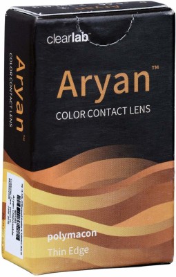 ARYAN Quaterly Disposable(-0.5, Colored Contact Lenses, Pack of 2)