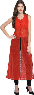 ADDICTED ATTIRE Women A-line Red Midi/Calf Length Dress