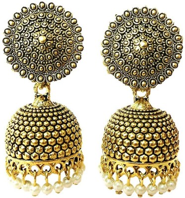 Aadiyatri Aadiyatri Beautiful Earrings for women & Girls Brass Jhumki Earring