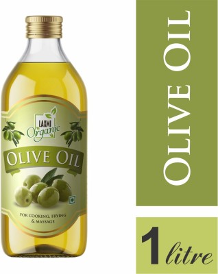 LAXMI ORGANIC OLIVE OIL Jaitun tail Edible food cooking oil 1l extra light and for skin hair face treatment and baby body massage virgin 1 liter Olive Oil Plastic Bottle(1 L)