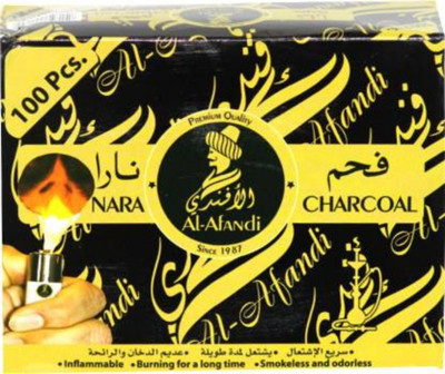 RSS ENTERPRISES Instant Burn Magic Coal 10 Disc Roll Alfandi Hookah Charcoals(Pack of 10)