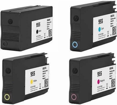 blue power BP 955 XL Ink Cartridge (959XL) For HP 955 XL For Use In HP OfficeJet Pro 7740, 8210, 8216, 8700, 8710, 8715, 8716, 8717, 8720, 8725, 8727, 8730, 8740, 8745 All-in-One Printer, HP OfficeJet Managed MFP P27724dw Printer Black + Tri Color Combo Pack Ink Cartridge Black + Tri Color Combo Pac
