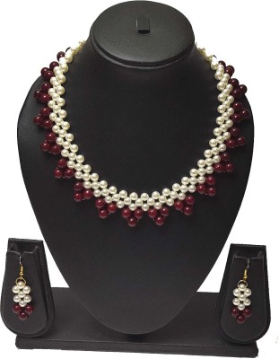 PRAGATI Alloy Brown Jewellery Set(Pack of 1)