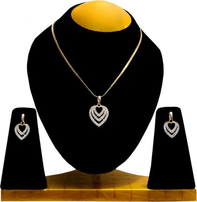 UNIFED CREATIONS Metal, Alloy Gold-plated Gold, Silver Jewellery Set(Pack of 1)