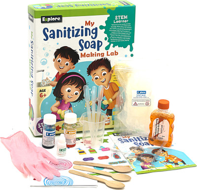 explore.. | STEM Learner | My Sanitizing Soap Making Lab(Multicolor)