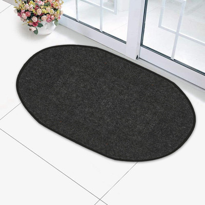 KUBER INDUSTRIES Microfiber Door Mat(Grey, Free)
