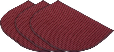 KUBER INDUSTRIES Microfiber Door Mat(Maroon, Free, Pack of 3)