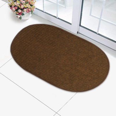 KUBER INDUSTRIES Microfiber Door Mat(Brown, Free)