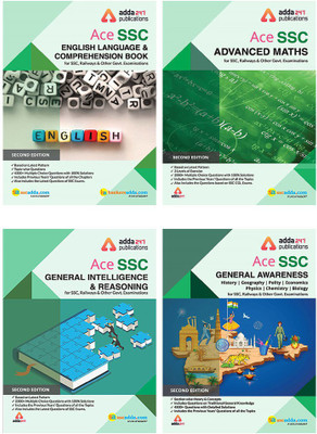 SSC Reasoning Book For SSC CGL, CHSL, CPO And Other Govt. Exams (English Printed Edition)SSC General Awareness Book For SSC CGL, CHSL, CPO And Other Govt. Exams English Printed EditionAdvance Maths Book For SSC CGL, CHSL, CPO And Other Govt. Exams (English Printed Edition)English Language Book For S