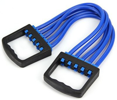 NMS TRADERS Men & Women Personal Rubber Rope Resistance Tube(Blue)