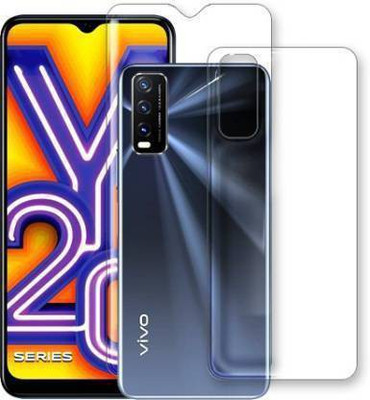 PR SMART Front and Back Tempered Glass for Vivo Y20i(Pack of 2)