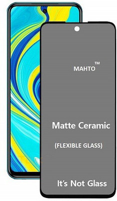 MAHTO Tempered Glass Guard for Poco X3, poco x3 matte glass(Pack of 1)