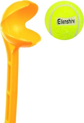 ELLENSHIRE Plastic Sidearm Pro Sidearm Ball Thrower(Yellow)