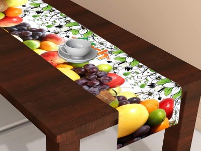 Creativehomes Multicolor 150 cm Table Runner(Satin)