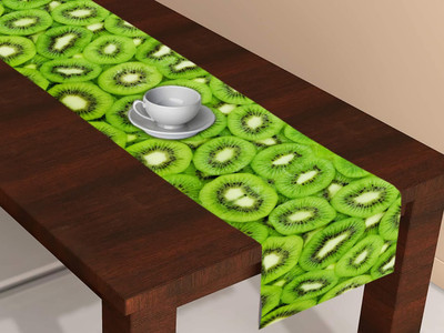 Countingbeds Green 150 cm Table Runner(Satin)