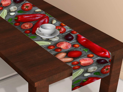 Countingbeds Multicolor 150 cm Table Runner(Satin)