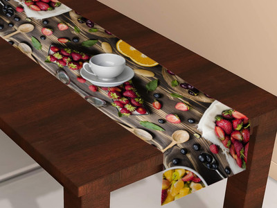 Countingbeds Multicolor 150 cm Table Runner(Satin)