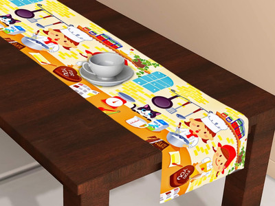 Creativehomes Multicolor 150 cm Table Runner(Satin)