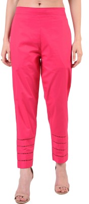 FLOREOS Regular Fit Women Pink Trousers