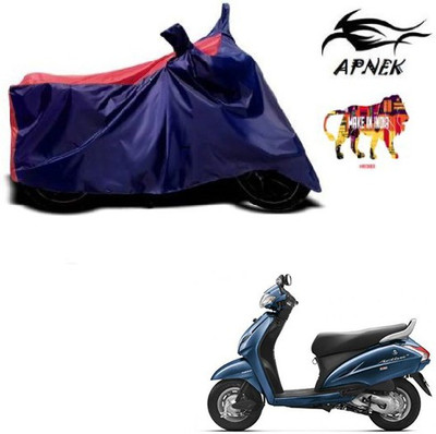Gavya Waterproof Two Wheeler Cover for TVS(Fiero F2, Red, Blue)