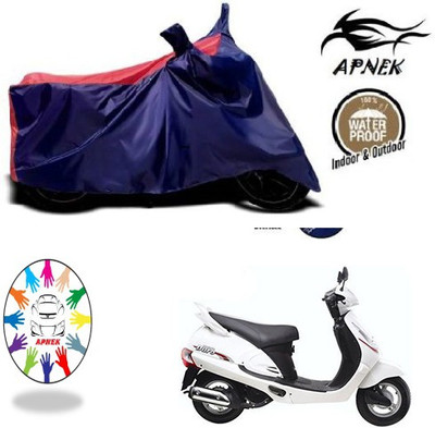 APNEK Waterproof Two Wheeler Cover for Mahindra(Rodeo, Blue, Red)