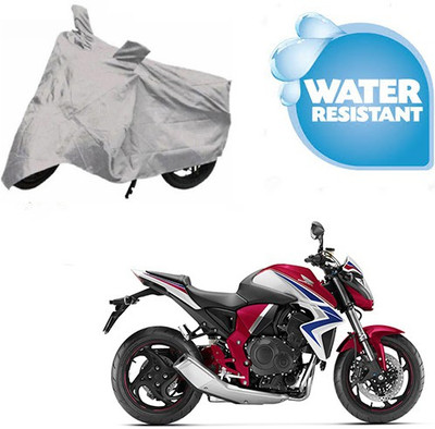 SRENTERPRISES Two Wheeler Cover for Honda(CB 1000R, Silver)