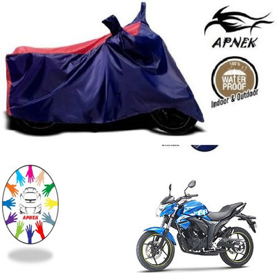 APNEK Waterproof Two Wheeler Cover for Suzuki(Gixxer, Blue, Red)