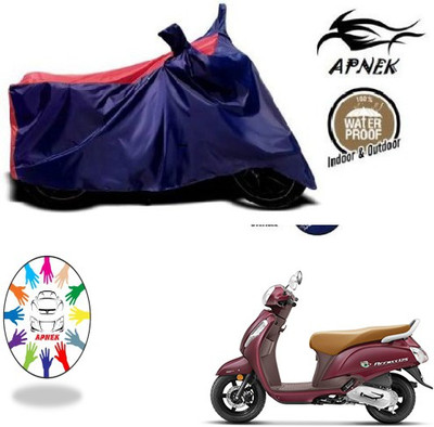 APNEK Waterproof Two Wheeler Cover for Suzuki(Access SE, Blue, Red)